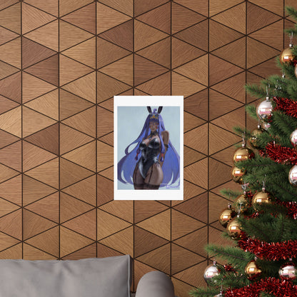 Bunny Girl Anime Matte Poster — Vertical Art Print