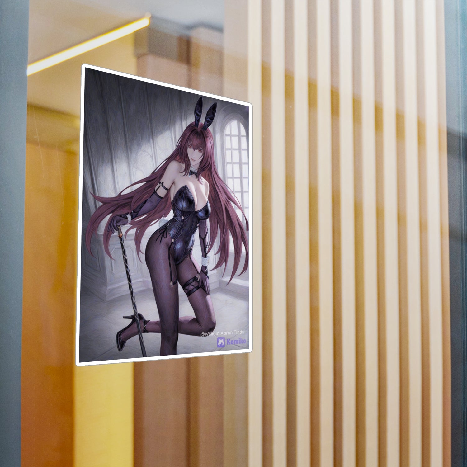 Bunny Girl Anime Vinyl Sticker — Kiss-Cut Decorative Decal